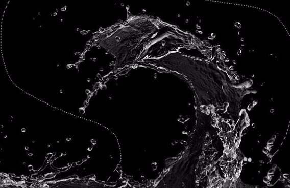 Photoshop打造水花文字的简单操作讲述