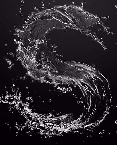 Photoshop打造水花文字的简单操作讲述