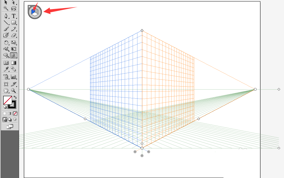 ai中使用透视格工具设计出立体图形的详细操作方法