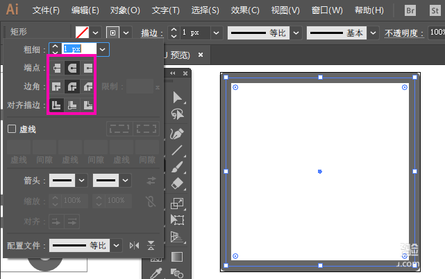 ai绘画出简单线条图形的具体步骤介绍