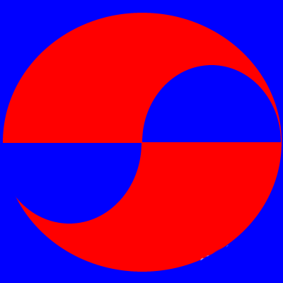 Fireworks手绘太极图的操作步骤