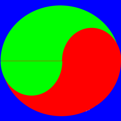 Fireworks手绘太极图的操作步骤