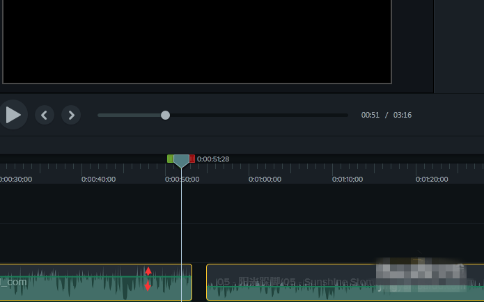 使用camtasia分阶段调整音频音量的操作步骤