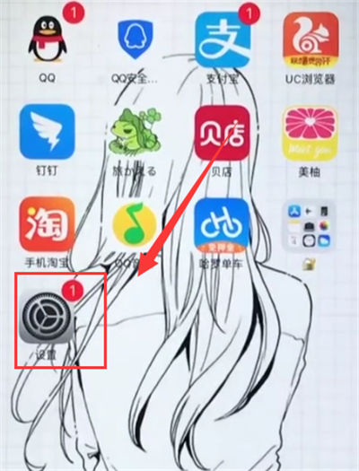 苹果6plus打开小白点的简单步骤