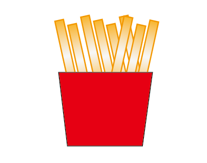 ai绘制薯条矢量图标的详细操作步骤