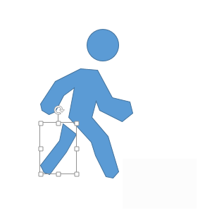 PPT绘制人形图形图案的相关操作