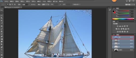 ps使用通道进行抠图的简单使用教程