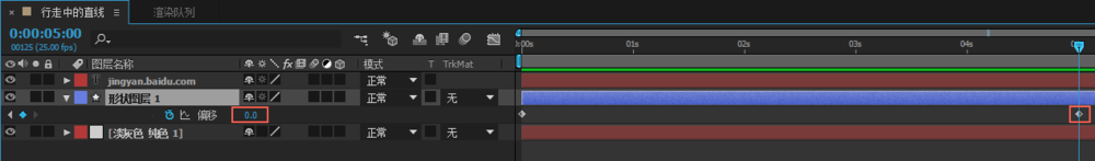 ae绘制矩形行走虚线的具体使用教程