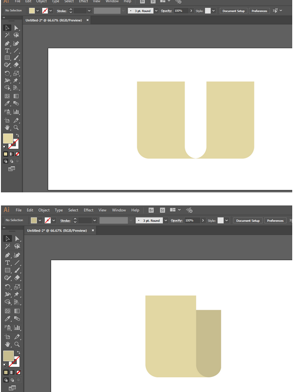 ai设计报纸图标的操作流程