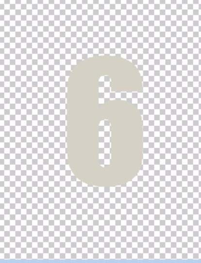 ps制作立体数字按钮的图文操作过程