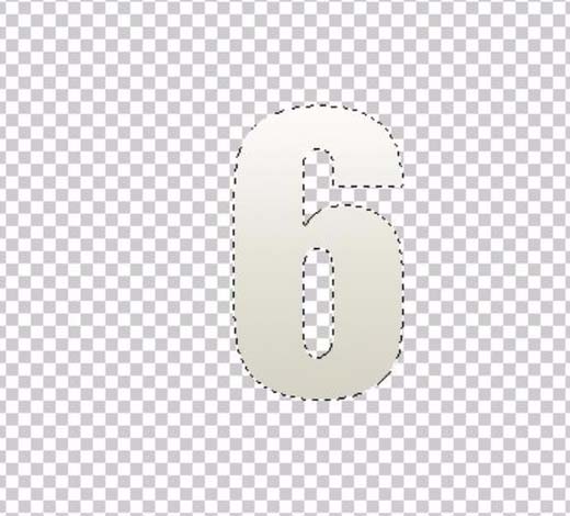 ps制作立体数字按钮的图文操作过程