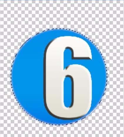 ps制作立体数字按钮的图文操作过程