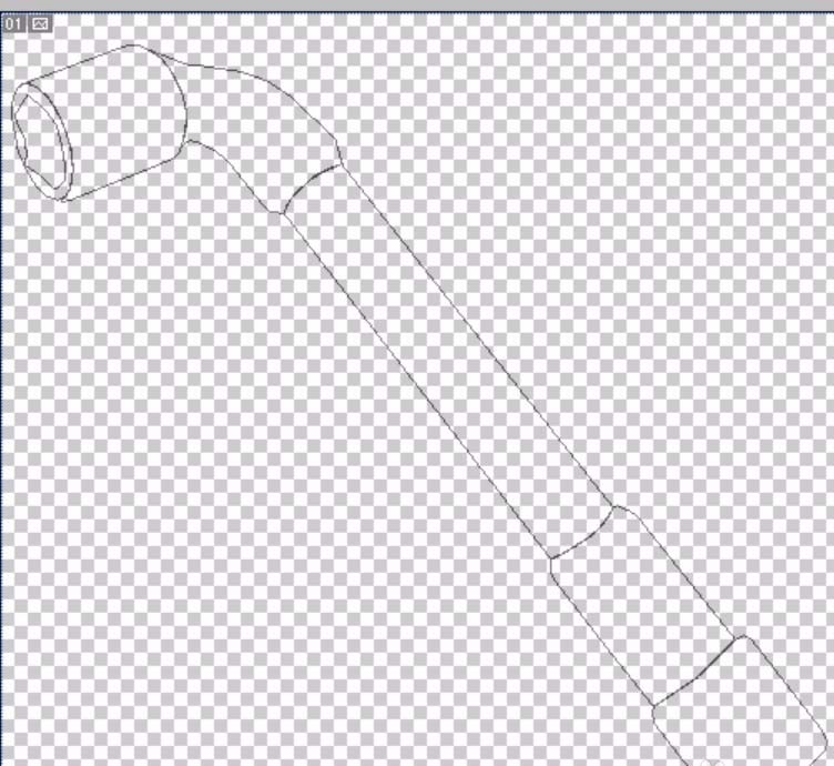 ps制作套筒扳手矢量图的操作步骤