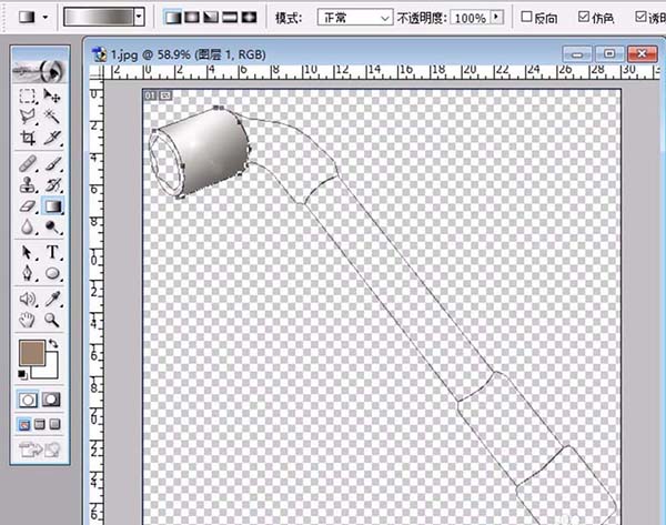 ps制作套筒扳手矢量图的操作步骤