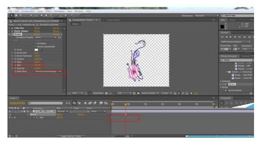 AE制作生长动画的具体操作步骤