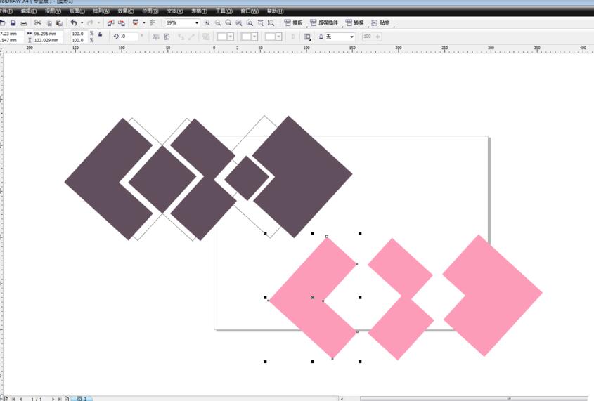 cdr用智能填充工具填充图形的操作教程