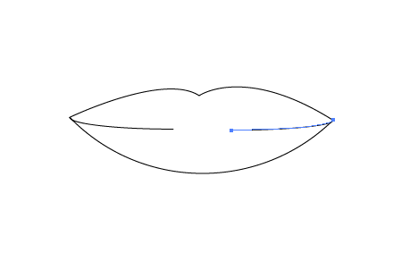 ai制作大红唇的操作教程