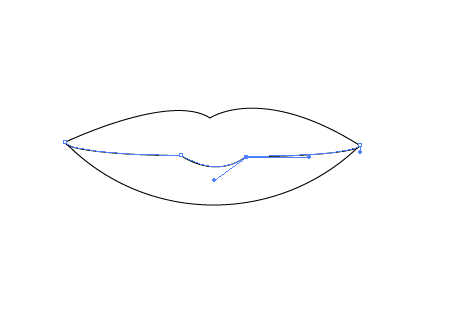 ai制作大红唇的操作教程