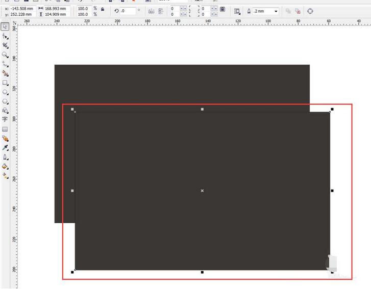 cdr制作渐变色描边效果的操作方法