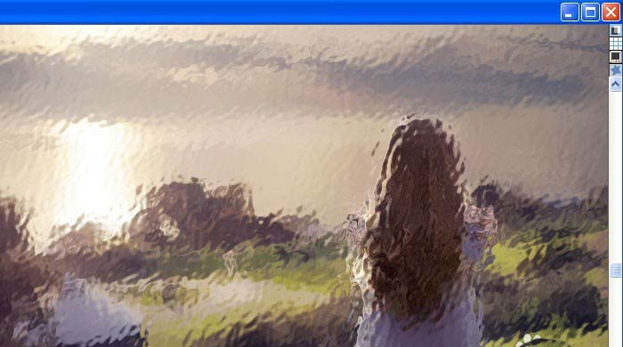 painter给图片加上玻璃扭曲效果的相关使用方法