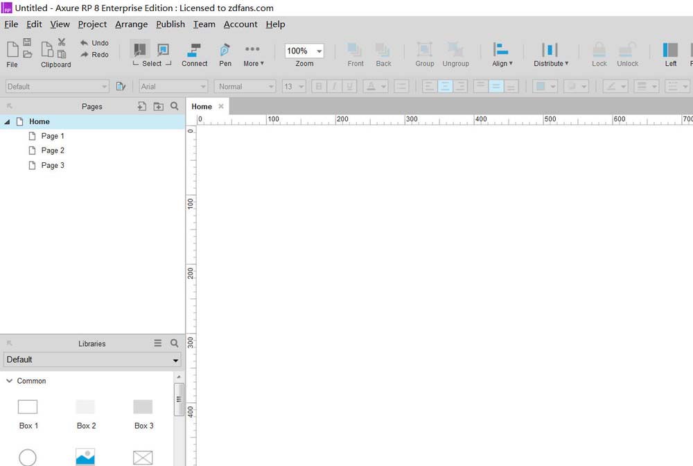Axure添加大段文字的操作教程