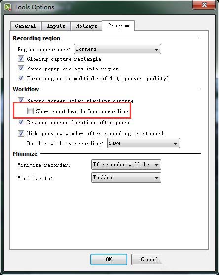 Camtasia去除倒计时3秒提示的相关操作教程