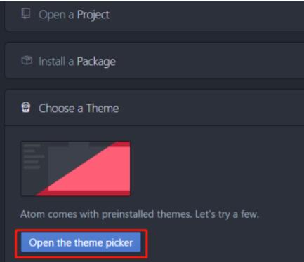 Atom软件修改主题的具体方法