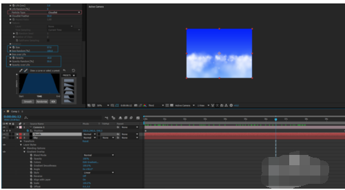 Trapcode Particular制作云的操作教程