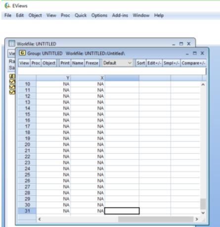 Eviews对OLS估算的方法介绍