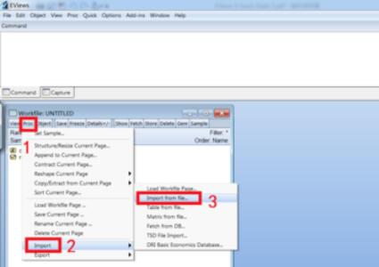 Eviews中导入Excel数据的详细方法