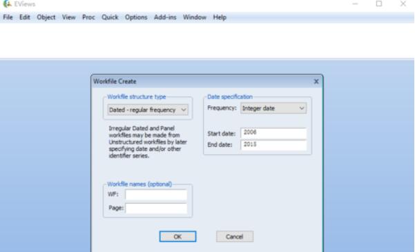 Eviews将数值变化量转化为对数的具体步骤