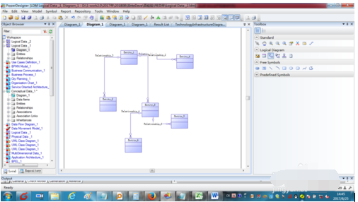 powerdesigner的对象查询功能的使用教程