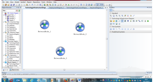powerdesigner建立网络图的操作步骤