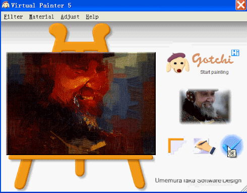 Painter绘制出哥特式油画的详细操作教程