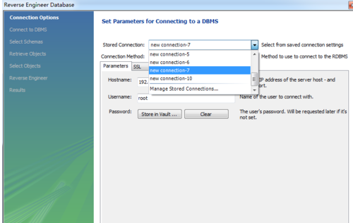 MySQL Workbench对数据库进行逆向工的操作教程