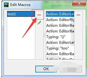pycharm删除宏操作教程