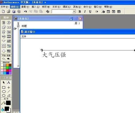 Authorware多媒体课件中输入文字的方法步骤