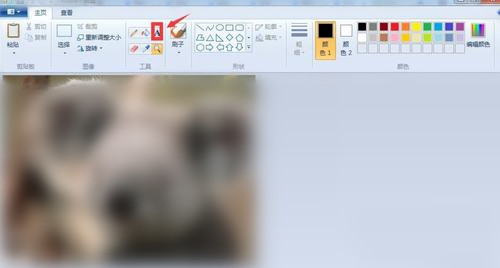 画图工具将图片添加文字的方法步骤