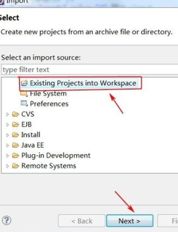 eclipse添加项目的操作步骤