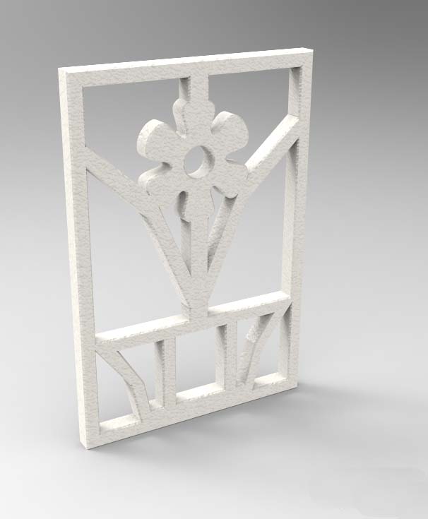 C4D使用样条线制作花窗模型的操作步骤