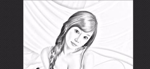 光影魔术手将图片设计为铅笔素描的操作流程