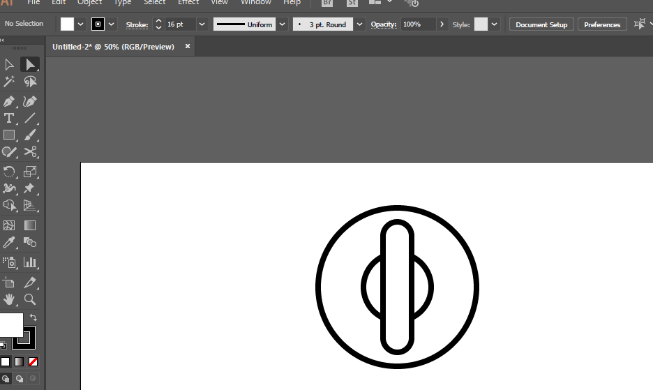 ai打造甜甜圈UI图标的操作方法