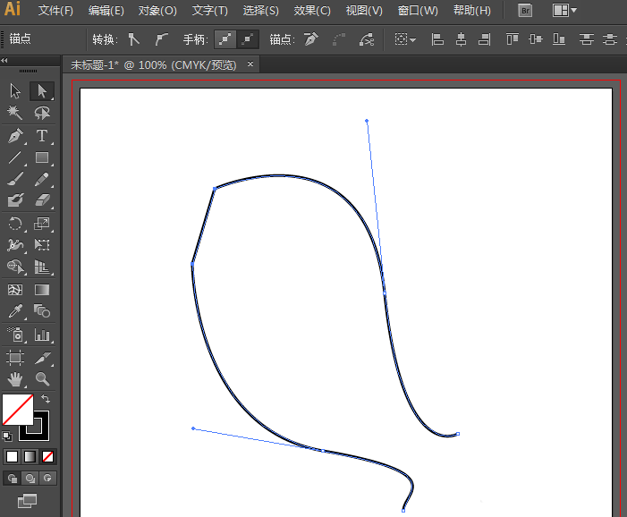 Adobe Illustrator CS6连接线段断点的操作方法
