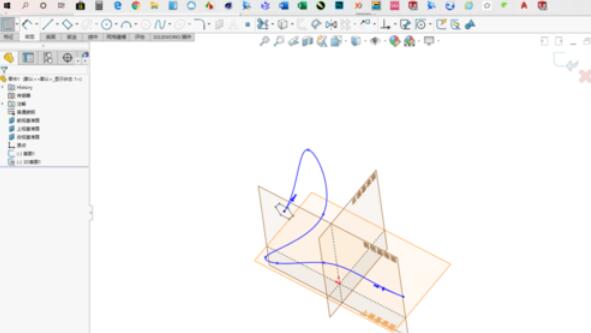 solidworks2019扫描命令使用具体方法