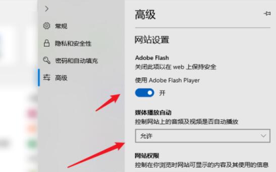 microsoft edge如何开启flash Microsoft Edge设置flash允许打开方法