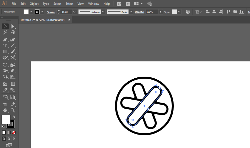 ai打造甜甜圈UI图标的操作方法