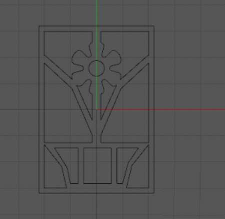 C4D使用样条线制作花窗模型的操作步骤