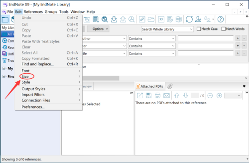 Endnote怎么设置较大尺寸?Endnote设置较大尺寸教程