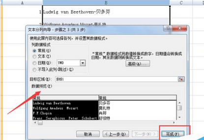 excel2007将数据分列整理的操作教程