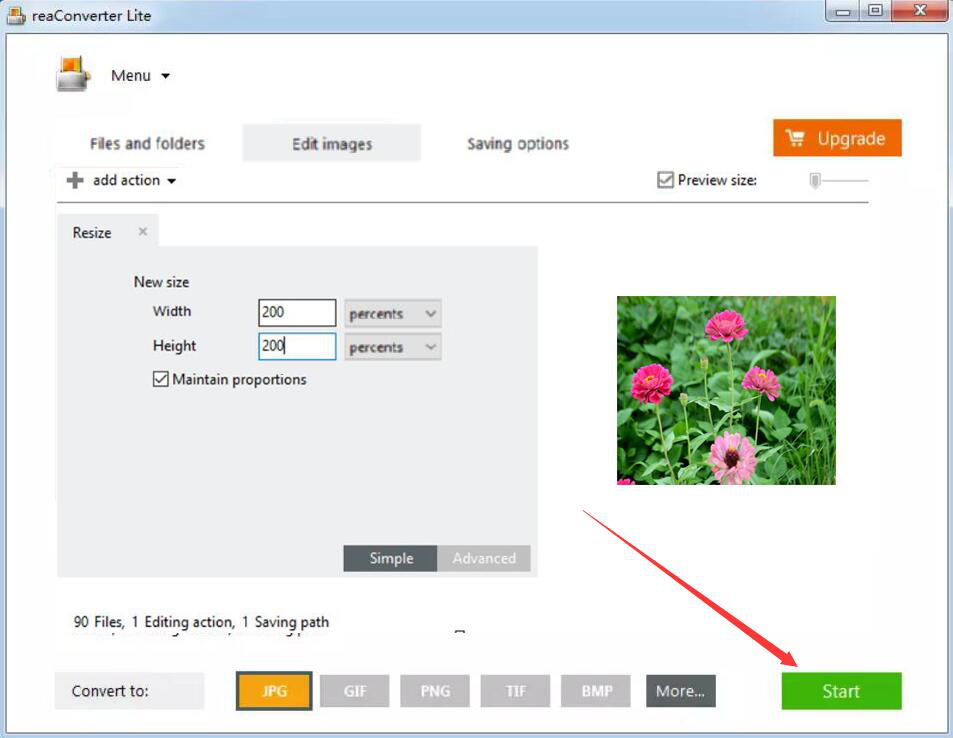 我来教你reaConverterLite如何批量修改图片大小,提高图片处理效率。